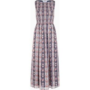 Hill House Home The Cosima Nap Dress in Navy Emma Stripe Womens XXS